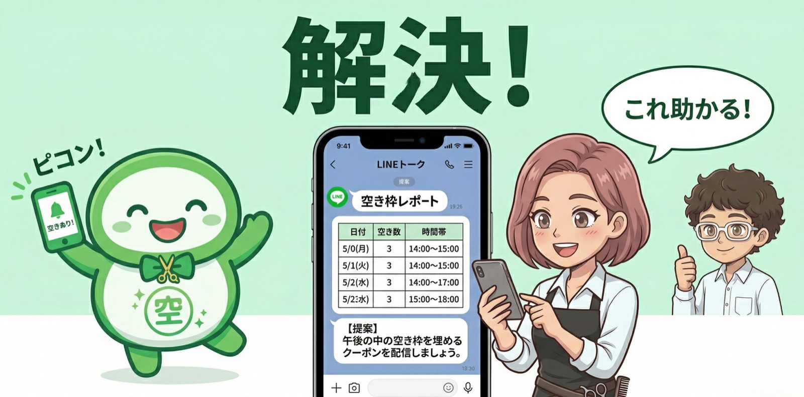 実際のLINEメッセージ